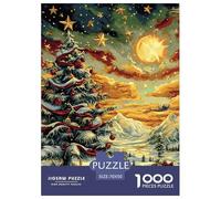 Christmas Tree1000 Pieces Jigsaw Puzzles for Adults And Kids Family Game GiftsChallenging Home Decors Great Gift Idea70x50cm/1000pcs