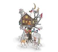 Christmas Treehouse Pink Pop and Slot Roger la Borde Calendario dell'Avvento 3D