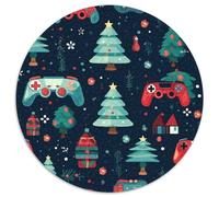 Christmas Trees Games Controller Puzzle Giochi Educativo 1000 Pezzi Classici Gamepad Puzzle Decorazione Perfetta Classici Giochi Per Adulti E Bambini Da 12 Anni 1000pcs (67.5x67.5cm)