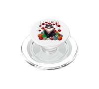 Christmas Tuxedo Cat Design with Holiday Decorations Cute PopSockets PopGrip per MagSafe