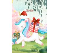 Christmas Unicorns Lined Notebook Rainbow Unicorn Design - The Jolly Animals Collection - Unicorns Lovers Christmas Lovers - Notebook, journal, diaries -Gift Men Women Children - 6x9 inches, 120 pages