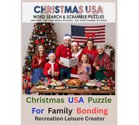 Christmas USA Word Search & Scramble Puzzles Large Print 1300+ Word Search 85 Puzzles 900+ Word Scramble 80 Puzzles: Word Puzzles Suitable For ... USA Christmas Word Puzzle For All USA Homes.