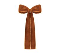 Christmas Velvet Bows - Wine Red vellvet Bows | Christmas Decorative Bows | Vintage Style Velvet Ribbon Bows for Christmas Tree Wrapping Tree Topper Ornament for Garland Staircase