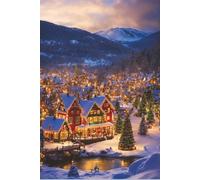 Christmas Village Journal: Timeless Holiday Notebook with Blank Lined Pages | Christmas Planner | Winter Writing Diary | Seasonal Gift Ideas