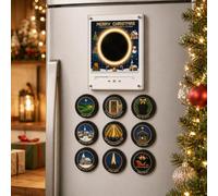 Christmas Vinyl Player Fridge Record,Jingle Vinyl Player Fridge Record
