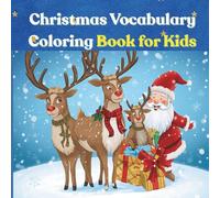 Christmas Vocabulary Coloring Book for Kids