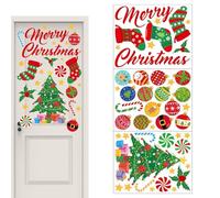 Christmas Wall Stickers - Christmas Decorations, Meter Length Lighting Fixtures for Atmospheric Setting, Electrical Device with Adhesive Backing, Room Accent for Gaming Setup, Monitor Backlight