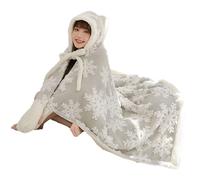 Christmas Wearable Blanket, Holiday Hooded Blanket, Festive Cape Shawl, Cozy Wearable Wrap, Winter Hooded Blanket, Warm Cape Blanket, Christmas Cape Wrap, Men Women Blanket Shawl, Holiday Cozy Shawl,