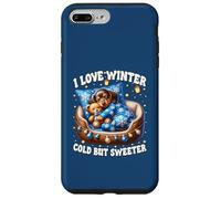 Christmas Wiener Dog For Dachshund Mom Love Winter Sayings Custodia per iPhone 7 Plus/8 Plus