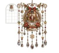Christmas Wind Chimes for Outside - 2D Acrylic Sun Catcher Bell Decoration