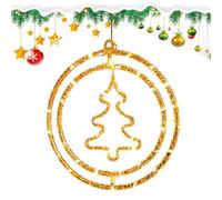 Christmas Window Lights Indoor, LED Christmas Window Silhouette Lights, Colorful Aesthetic Lantern String Lights, Indoor Winter Home Decorations, Festive Atmosphere Lamp for Christmas and Holiday Wind