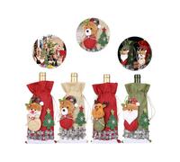 Christmas Wine Bottle Bags