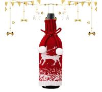 Christmas Wine Bottle Cover - Elastic Decorative Sweater, Santa Claus