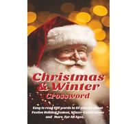 Christmas & Winter Crossword: Holiday Activity Book | Festive Brain Teasers for December | Relaxing and Fun Word Games for Families |