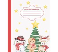 Christmas with Friends Notebook- Holiday Journal with a Reindeer, a Snowman, and a Gingerbread Girl