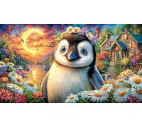 Christmas-Wonderland-with-Animals-and-Gingerbread-Houses Puzzle per donne e uomini 1000 pezzi Gioco familiare divertente & stimolante Giochi educativi Bellissimo puzzle decorativo 70x50/1000 pezzi