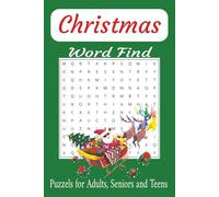 Christmas Word Find Word Search Puzzle Book: Word searches with easy-to-read print about Christmas, Koliday spirit, Christmas celebration and more|6x9 inches, 110 pages|50+ puzzles.... gifts for vacations, holidays and free times.
