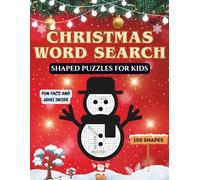 Christmas Word Search: 100 Shaped Puzzles: Fun Christmas Activity Book for Ages 5-12 | Cozy Word Search with Santa, Reindeer, Snowmen and many more | Perfect Stocking Stuffer & Christmas Gift