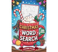 Christmas Word Search 1200+ Words: Stocking Fillers: Fun and Relaxing Large Print Word Find Puzzles for Adults, Seniors & Teens, Holiday Activity Book with Solutions (UK Edition)