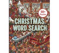 Christmas Word Search: 50+ Large Print Puzzles for Adults, Kids and Family | The Ultimate Holiday Activity Book & Stocking Stuffer Gift