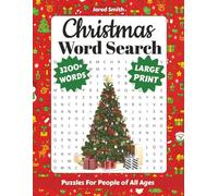 Christmas Word Search: 80 puzzles with 3,200+ Words Featuring Winter, Festivites, and Celebration, Fun Holiday Puzzles for People of All Ages