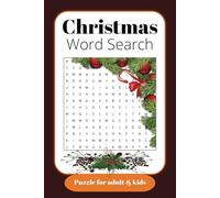 Christmas Word Search Book: A Christmas Word Find Puzzle For Teens, Seniors, and Adults: A Festive Fun and Christmas Cheer!