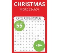 Christmas word search book: Crossword puzzle with easy to read