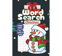 Christmas Word Search Book Large Print For Adults And Kids: Relaxing & Easy To Read Word Searches About The Holidays, Xmas & More. | 6x9 inches | 50+ Puzzles | Great Stocking Stuffer Gift