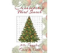 Christmas Word Search Book: Word search with easy to read print about Christmas, Xmas, Holidays and more | 6x9 inches, 110 pages | 50+ puzzles … Gifts for Vacations, Holidays and Free Times