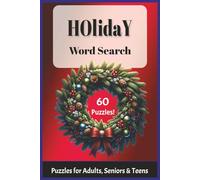 Christmas Word Search: Christmas & Holiday Word Search: Easy to Read Print, Holiday, Christmas and Winter Foods, Places, Activities & More | 6x9 ... for Vacation, Holiday, Birthdays
