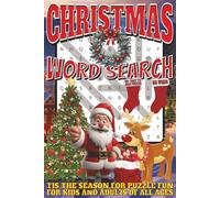 Christmas Word Search: Easy To Read Print With 50+ Puzzles About Christmas, Santa, Holidays, And More | 6x9 inch, 110 pages | Gift For Holidays, Vacations, and Spare Time