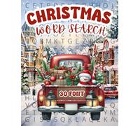 Christmas Word Search Extra Large Font (30 Font): Christmas Themed Extra Large Print Word Search Puzzles For Adults, Teens and Seniors. Relaxing ... Words. An Ideal Christmas Gift or Present