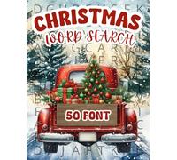 Christmas Word Search Extra Large Font (50 Font): Christmas Themed Extra Large Print Word Search Puzzles For Adults, Teens and Seniors. Relaxing ... Words. An Ideal Christmas Gift or Present