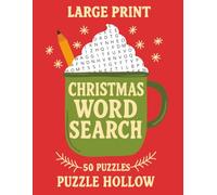 Christmas Word Search for Adults: 50 Festive Large Print Puzzles with Full Page Solutions: Cozy holiday word searches with a hand drawn cover and full ... perfect for teens, adults and seniors