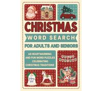 Christmas Word Search For Adults And Seniors: Relaxing Word Search Puzzles for Adults and Seniors - Celebrate Christmas Traditions and Holiday Cheer - 6x9, Perfect for Gifts