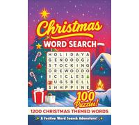 Christmas Word Search for Adults, Kids & Teens: 100 Festive Puzzles to Celebrate the Holidays and Winter Fun: Giant Holiday Activity Book Featuring ... Challenges for Relaxing Brain Activities