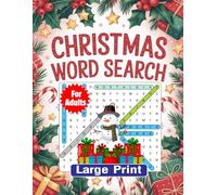 Christmas Word Search For Adults Large Print: Christmas Holiday Word Search Puzzles Book For Adults And Seniors, 85 Christmas Word Find Puzzles Book ... Christmas Puzzle Book to Relax mind