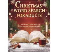 Christmas Word Search for Adults: Relaxing Large Print Holiday Puzzles for Winter Fun