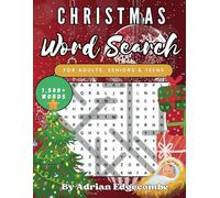 Christmas Word Search For Adults, Seniors & Teens: 1,500+ Words, Holiday Themed Word Find Puzzle Book, 50 Fun Puzzles, 1,000 clues