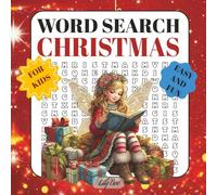 Christmas Word Search For Kids: Christmas Word Search Activity Book for Kids, Fun Holiday Activity Book With Solutions, Coloring For Boys and Girls 5-7 & 8-12