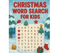 Christmas Word Search for Kids: Fun & Easy Holiday Puzzles for Ages 6-12