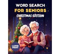 Christmas Word Search for Seniors: Holiday Themed Word Find, For Adults, Relaxing Word Finds