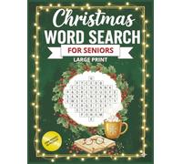 Christmas Word Search For Seniors - Large Print - 2000 Words 80 Puzzles: Relaxing Holiday Brain Games to Boost Memory, Focus, and Mindfulness - ... Stocking Stuffer, or Winter Activity Book