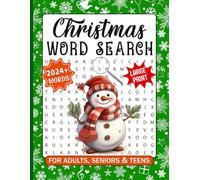 Christmas Word Search Large Print: 2024+ Words, A Fun & Relaxing Cozy Challenging Word Find Puzzles for Adults, Christmas & Winter Word Find Puzzle Book for Adults, Teens and Kids to Keep Brain Active