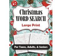 Christmas Word Search: Large Print Seek and Find Puzzles for Teens, Adults, and Seniors