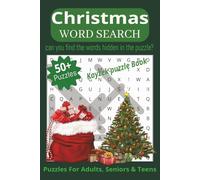 Christmas Word Search Puzzle Book: Christmas Word Search Puzzle with Easy-to-Read Print: Celebrate Festive Cheer with Santa, Reindeer, Snowflakes & ... Gift for the Holidays, Vacations & Free Time