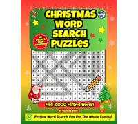 Christmas Word Search Puzzle Book For Adults & Seniors: 125 Fun Festive Puzzles with 2000 Christmas Words to Find Plus Full Solutions