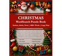 Christmas Word Search Puzzle Book: Themed Word Searches with Large Print about Christmas, for Seniors, Adults, Teens | 8.5 x 11 inches, 163 pages, 4000+ words | ... Perfect Gift for Holiday Cheer