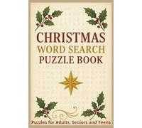Christmas Word Search Puzzle Book: With Easy to Read Print | 6x9 inches, 112 pages | Gift for Vacations, Holidays, and Relaxing Times