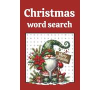 Christmas word search puzzle book: word search puzzle with easy to read print about christmas, holiday season, cozy winters and more | 6x9 inches | ... gift for Vacations, Holidays and free times